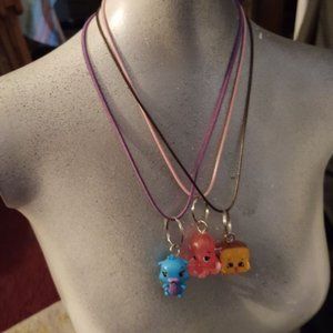 Set Lot Necklaces Octopus Toy Shopkins